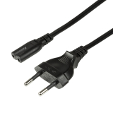 CABLU alimentare LOGILINK casetefon, 3m, intrare Euro plug, iesire C7, 10A, testat VDE, black, CP145 (timbru verde 0.18 lei) 