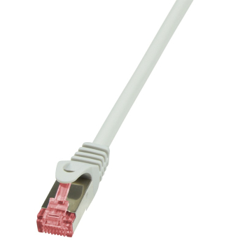 PATCH CORD S/FTP LOGILINK Cat6, LSZH, cupru, 0.25 m, gri, AWG27, dublu ecranat CQ2012S (timbru verde 0.08 lei) 