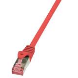 PATCH CORD S/FTP LOGILINK Cat6, LSZH, cupru, 0.25 m, rosu, AWG27, dublu ecranat CQ2014S (timbru verde 0.08 lei) 