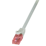 PATCH CORD UTP LOGILINK Cat6, LSZH, cupru, 2 m, gri, AWG26, CQ2052U (timbru verde 0.08 lei) 