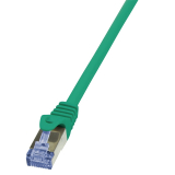 PATCH CORD S/FTP LOGILINK Cat6a, LSZH, cupru, 0.25 m, verde, AWG26, dublu ecranat CQ3015S (timbru verde 0.08 lei) 