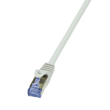 PATCH CORD S/FTP LOGILINK Cat7, LSZH, cupru, 600MHz, mufe RJ45 Cat6a, 0.25 m, gri, AWG26, dublu ecranat CQ4012S (timbru verde 0.08 lei) 