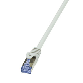 PATCH CORD S/FTP LOGILINK Cat7, LSZH, cupru, 600MHz, mufe RJ45 Cat6a, 0.25 m, gri, AWG26, dublu ecranat CQ4012S (timbru verde 0.08 lei) 
