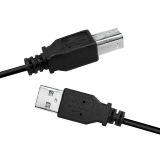 CABLU USB LOGILINK pt. imprimanta, USB 2.0 (T) la USB 2.0 Type-B (T), 2m, negru, CU0007B (timbru verde 0.08 lei) 