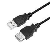 CABLU USB LOGILINK prelungitor, USB 2.0 (T) la USB 2.0 (M), 3m, negru, CU0011B (timbru verde 0.18 lei) 