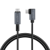 CABLU alimentare si date LOGILINK, pt. smartphone, USB 2.0, USB Type-C (T) la USB Type-C (T) la 90 grade, 2m, PD 100W, 2 x ecranat, plastic, negru, CU0183 (timbru verde 0.08 lei) 