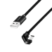 CABLU alimentare si date LOGILINK, pt. smartphone, USB 2.0, USB Type-C (T) la USB-A (T) la 180 grade, 1m, 2 x ecranat, aluminiu, negru, CU0192 (timbru verde 0.08 lei) 