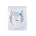 CABLU alimentare si date LOGILINK, pt. smartphone, USB 2.0, USB Type-C (T) la USB Type-C (F), 2m, PD 100W, 2 x ecranat, plastic, alb, 