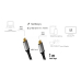 CABLU alimentare si date LOGILINK, pt. smartphone, USB 3.2, USB Type-C (T) la USB Type-C (T), UltraHD 4K/60Hz, suporta pana la 20V/5A 100W, triplu ecranat,1m, negru, CUA0107 (timbru verde 0.08 lei) 