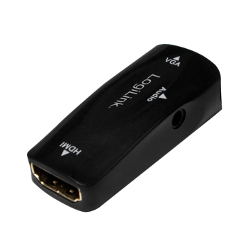 ADAPTOR video LOGILINK, HDMI (M) la VGA (M), rezolutie maxima Full HD (1920 x 1080) la 30 Hz, black, CV0108 (timbru verde 0.08 lei) 