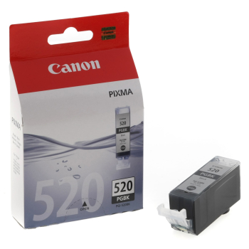 Pachet Cartus Cerneala Canon PGI-520BK Black 2 Bucati 2x 320 Pagini for MX860, Pixma IP3600, Pixma IP4600, Pixma IP4700, Pixma MP550, Pixma MP560, Pixma MP620 BS2932B009AA