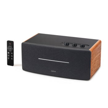 BOXE EDIFIER desktop bluetooth, RMS: 70W (2 x 20W, 2 x 15W), Bluetooth 5.0, RCA, AUX, Line-Out, brown, D12-BR (timbru verde 0.8 lei) 