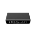CEAS digital + ALIMENTATOR wireless GEMBIRD, display LCD ora/data/alarma/temperatura, black, DAC-WPC-01 (timbru verde 0.18 lei) 