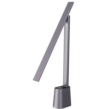 LAMPA BIROU LED Baseus Smart Eye Series, putere 5W, 3 trepte intensitate luminoasa, material ABS+PC+aliaj de aluminiu, rotire 180 grade, alimentare: cablu USB Type-C inclus, gri DGZG-0G (timbru verd 
