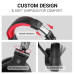 Casca OneOdio cu fir detasabil, tip over ear, utilizare profesionala, DJ, conectare prin Jack 3.5 mm | Jack 6.35 mm, difuzor 40 mm, impedanta 32 Ohm, negru | rosu, A71-Red (timbru verde 0.8lei) 