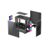 CARCASA DEEPCOOL MATREXX 40 3FS, Mini Tower M-ATX, fara sursa, sticla securizata, 3 x fan, USB 2.0 x 1, USB 3.0 x 1, Jack 3.5mm x 1, mesh pt. filtrare praf, DP-MATX-MATREXX40-3FS (timbru verde 0.24 