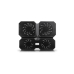 STAND DEEPCOOL notebook 15.6 MULTI CORE X6, sita metal, 4 x fan 10cm, 2 x port USB, control fan cu 4 setari, design futurist, black, (timbru verde 2 lei), DP-N422-MCX6 