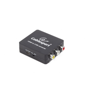 ADAPTOR video GEMBIRD, splitter HDMI (M) la Composite video + audio L/R (M) x 2, rezolutie maxima Full HD (1920 x 1080) la 60Hz, black, DSC-HDMI-CVBS-001 (timbru verde 0.08 lei) 