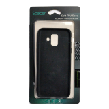 Husa Samsung A6 DUOS 2018 Spacer, negru, grosime 1 mm, material flexibil TPU, ColorFull Matt Ultra negru SPT-MUT-SA.A6D2018 Husa Samsung A6 DUOS 2018 Spacer, negru, grosime 1 mm, material flexibil TPU, ColorFull Matt Ultra negru SPT-MUT-SA.A6D2018