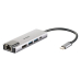 D-Link USB-C 5-PORT USB HUB+HDMI+LAN/WITH USB-C PD DUB-M520
