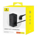 INCARCATOR RETEA Baseus GaN Powerstrip, Quick Charge 100W, 2 x AC, 2 x USB Type-C Output 5V/3A, 2 x USB, lungime cablu 1.5m, negru E00023609113-00 (timbru verde 0.18 lei) - 6932172635855 