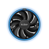 COOLER PCCOOLER, skt. universal, racire cu aer, vent. 120 mm x 1, 1800 rpm, blue LED E126M B (timbru verde 0.8 lei) 