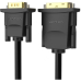 Cablu video Vention, DVI-D(T) la VGA(T), 1m, rezolutie maxima 1080p la 60 Hz, conectori auriti, cupru, invelis PVC, negru, EABBF (timbru verde 0.18lei) - 6922794732889 