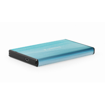 RACK extern GEMBIRD, pt HDD, 2.5 inch, S-ATA, interfata PC USB 3.0, aluminiu, albastru, EE2-U3S-3-B (timbru verde 0.8 lei) 