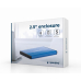 RACK extern GEMBIRD, pt HDD, 2.5 inch, S-ATA, interfata PC USB 3.0, aluminiu, albastru, EE2-U3S-3-DB (timbru verde 0.8 lei) 