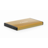 RACK extern GEMBIRD, pt HDD, 2.5 inch, S-ATA, interfata PC USB 3.0, aluminiu, auriu, EE2-U3S-3-GL (timbru verde 0.8 lei) 