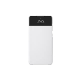 HUSA Smartphone Samsung, pt Galaxy A72, tip smart book cover cu buzunar, policarbonat, Smart View Wallet, alb, EF-EA725PWEGEE 