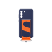Samsung Galaxy S21 FE; Silicone Cover with Strap; Navy EF-GG990TNEGWW 