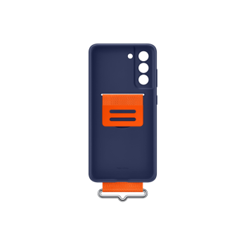Samsung Galaxy S21 FE; Silicone Cover with Strap; Navy EF-GG990TNEGWW 