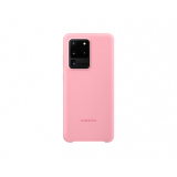 Accesoriu telefon HUSA Smartphone Samsung, pt Galaxy S20 Ultra, tip back cover (protectie spate), silicon, ultrasubtire, roz, EF-PG988TPEGEU 