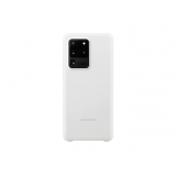 Accesoriu telefon HUSA Smartphone Samsung, pt Galaxy S20 Ultra, tip back cover (protectie spate), silicon, ultrasubtire, alb, EF-PG988TWEGEU 