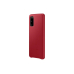 HUSA Smartphone Samsung, pt Galaxy S20, tip back cover (protectie spate), piele, ultrasubtire, rosu, EF-VG980LREGEU 