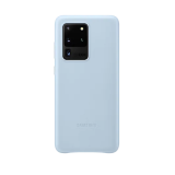HUSA Smartphone Samsung, pt Galaxy S20 Ultra, tip back cover (protectie spate), piele, ultrasubtire, albastru, EF-VG988LLEGEU 