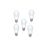 SET 5 becuri fluorescent Panasonic, soclu E27, putere 18W, forma oval, lumina alb rece, alimentare 220 - 240 V, EFA18E65HD-5 (timbru verde 2.25 lei) 