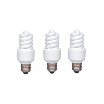 SET 5 becuri fluorescent Panasonic, soclu E27, putere 13W, forma spirala, lumina alb rece, alimentare 220 - 240 V, EFD13E672V-3 (timbru verde 2.25 lei) 