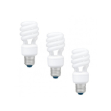 SET 3 becuri fluorescent Panasonic, soclu E27, putere 14W, forma spirala, lumina alb calda, alimentare 220 - 240 V, EFD14E27HD3E-3 (timbru verde 1.35 lei) 