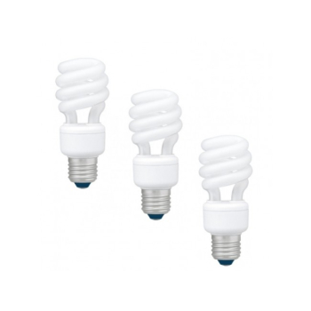 SET 3 becuri fluorescent Panasonic, soclu E27, putere 14W, forma spirala, lumina alb calda, alimentare 220 - 240 V, EFD14E27HD3E-3 (timbru verde 1.35 lei) 