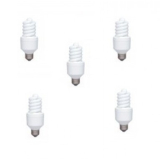 SET 5 becuri fluorescent Panasonic, soclu E27, putere 18W, forma spirala, lumina alb calda, alimentare 220 - 240 V, EFD18E27HD-5 (timbru verde 2.25 lei) 