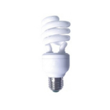 BEC fluorescent Panasonic, soclu E27, putere 19W, forma spirala, lumina alb rece, alimentare 220 - 240 V, EFD19E65HD3E (timbru verde 0.45 lei) 
