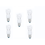 SET 5 becuri fluorescent Panasonic, soclu E27, putere 8W, forma spirala, lumina alb calda, alimentare 220 - 240 V, EFD8E27HD3E-5 (timbru verde 2.25 lei) 