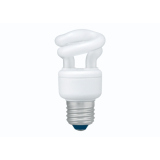 BEC fluorescent Panasonic, soclu E27, putere 8W, forma spirala, lumina alb rece, alimentare 220 - 240 V, EFD8E65HD3E (timbru verde 0.45 lei) 