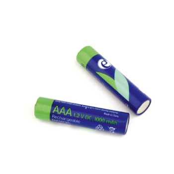 ACUMULATOR GEMBIRD AAA (R3), 1.2V NiMH 1000mAh, 2 buc., EG-BA-AAA10-01 (timbru verde 0.16 lei) 