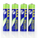 ACUMULATOR GEMBIRD AAA (R3), 1.2V NiMH 850mAh, 4 buc., EG-BA-AAA8R4-01 (timbru verde 0.16 lei) 