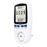 PRIZA LOGILINK, Schuko x 1, conectare prin Schuko (T), contor de cost energie, 16 A, afisaj energie / putere / tarif cost, baterie incorporata, alb, EM0003 (timbru verde 0.18 lei) 