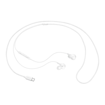 Casti Samsung Type C Eaphones, White EO-IC100BWEGEU, EO-IC100BWEGEU (timbru verde 0.03 lei) 
