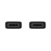CABLU alimentare si date smartphone Samsung, USB Type-C (T) la USB Type-C (T), cauciuc, lungime 1 m, negru, EP-DA705BBEGWW (timbru verde 0.08 lei) 